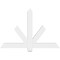 Ekena Millwork Kennewick Architectural Grade PVC Gable Bracket, 48"W x 32"H x 2"D x 4"F, 16/12 Pitch GBP048X32X0204KEN00 - alternate 3